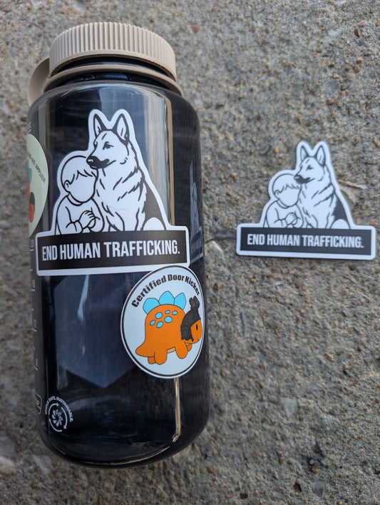 End Human Trafficking C.H.A.I.S Non-Profit Organization Donation Sticker